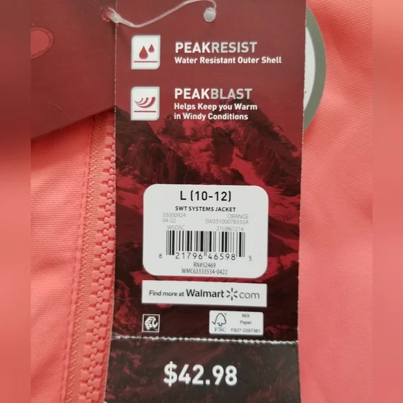 NEW 3 IN 1 Girl Systems hooded Jacket Size M ( 10/12) - Picture 11 of 15